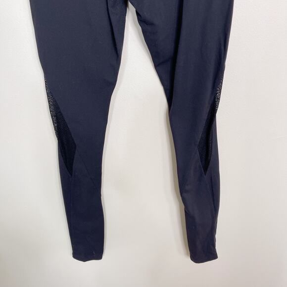 Pure Barre by Splits59 Lace Inset Pieced Leggings Black Medium M Womens Stretch - Picture 7 of 10